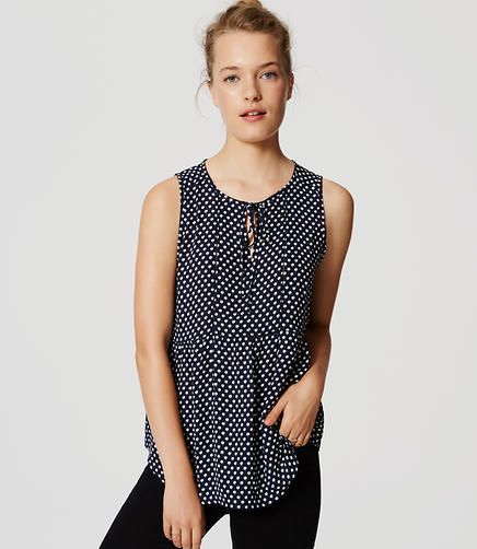 Image of Floral Ladder Lace Tie Shell