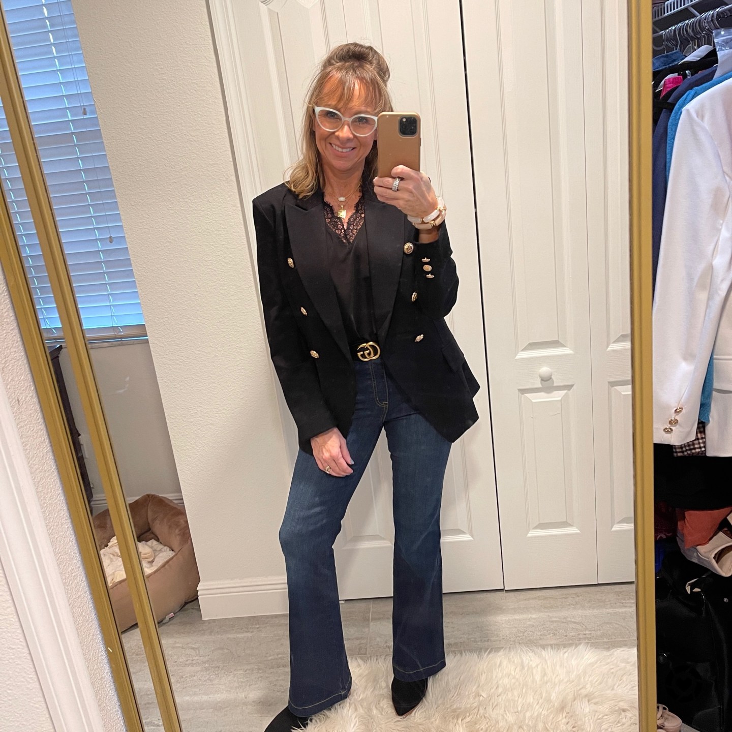 Black Blazer + Denim + Booties
#wardrobebasics