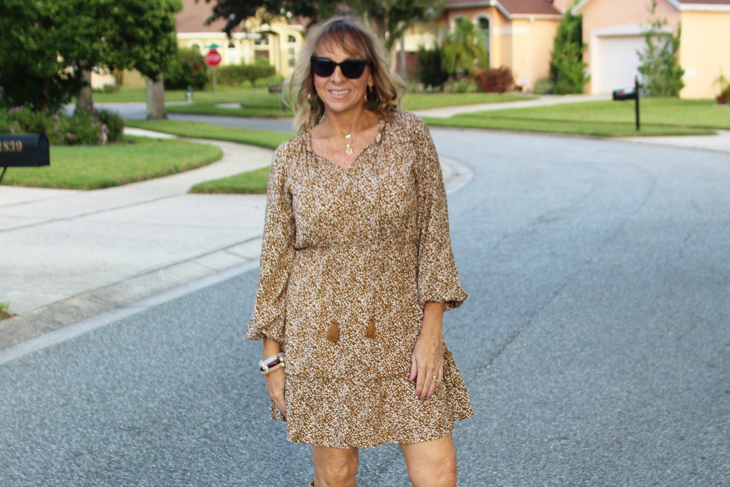 Elastic Waist Short Dress
#falloutfitideas #falldress