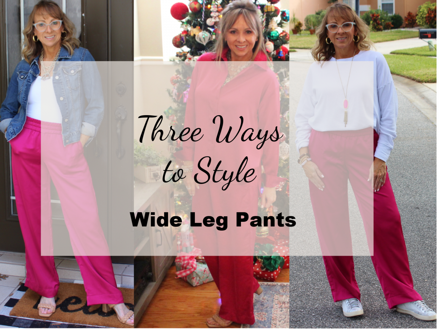 Wide Lag Pants Graphic