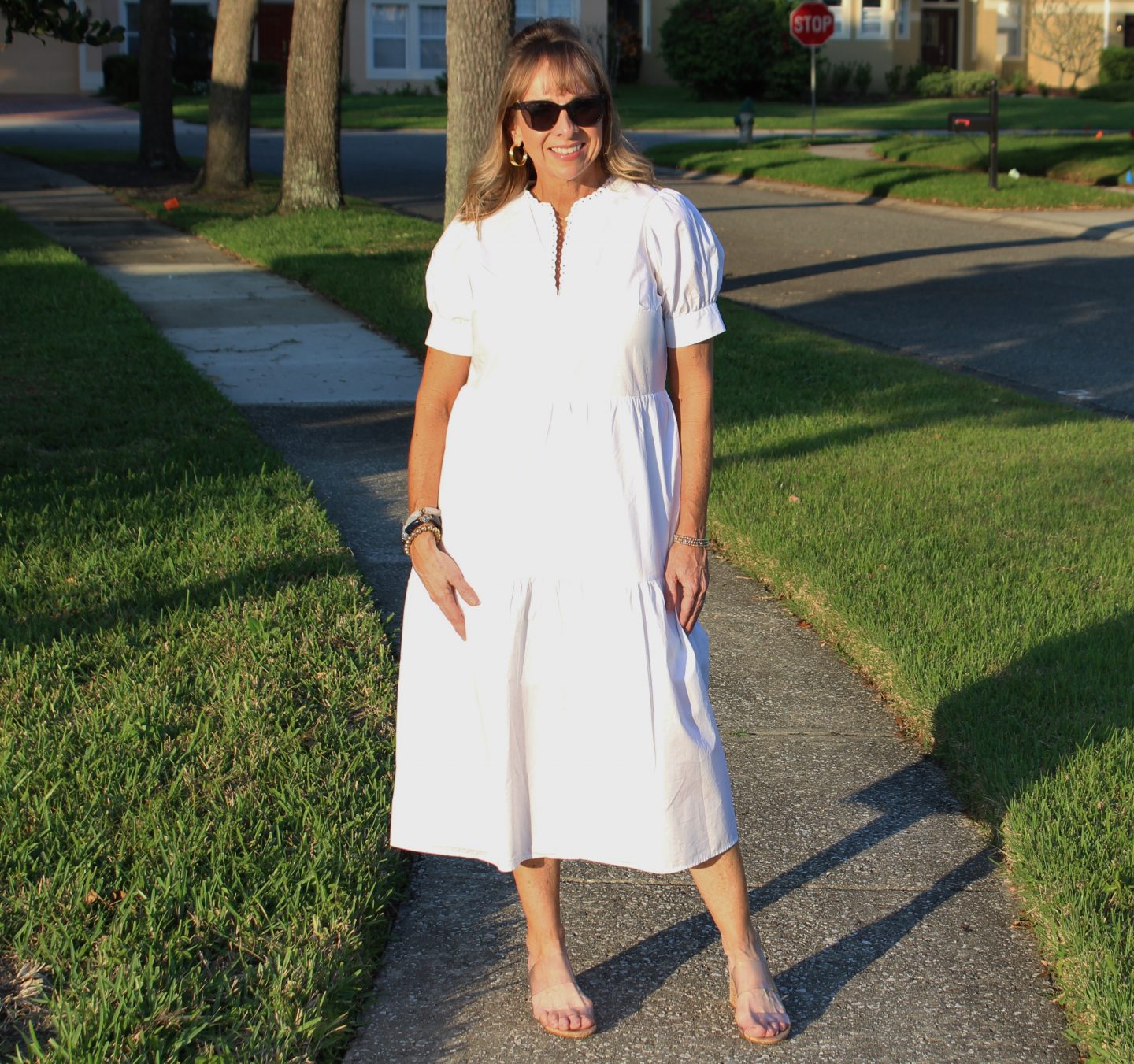 white dress + clear heels
#targetfinds #spring #dress