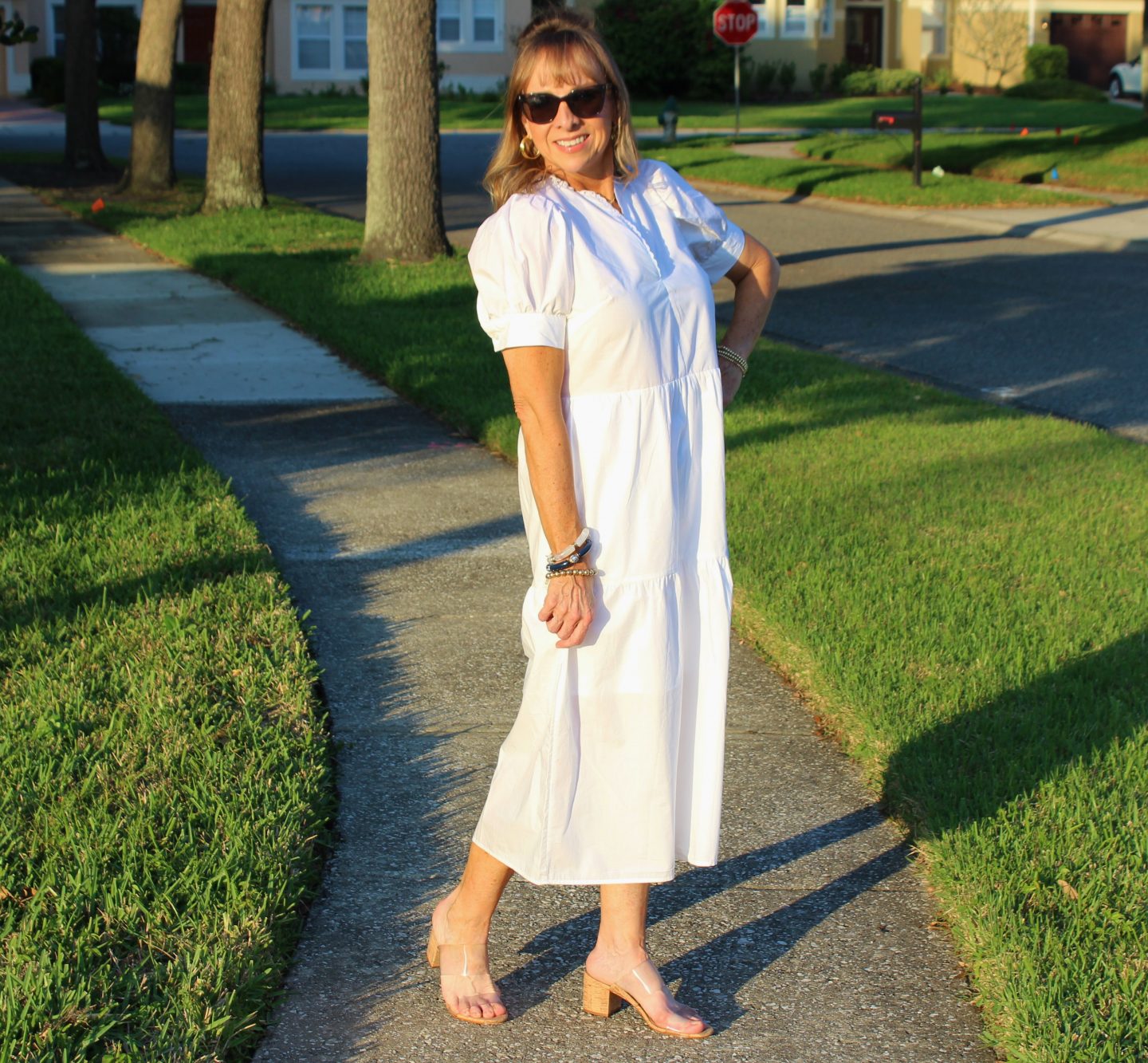 white dress + clear heels
#targetfinds #spring #dress