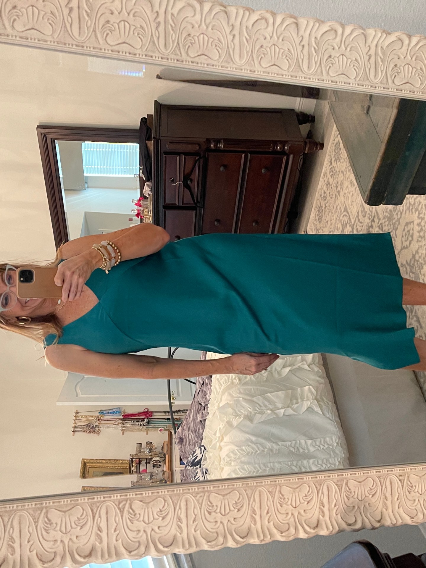 Green Slip Dress