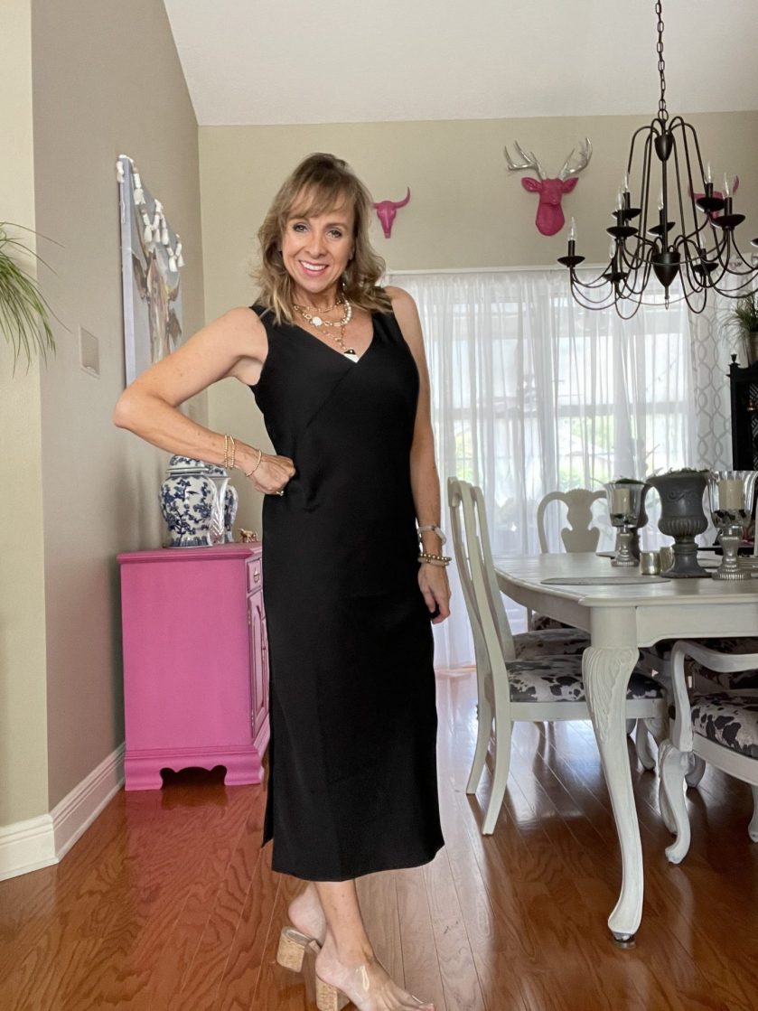 Black Slip Dress
