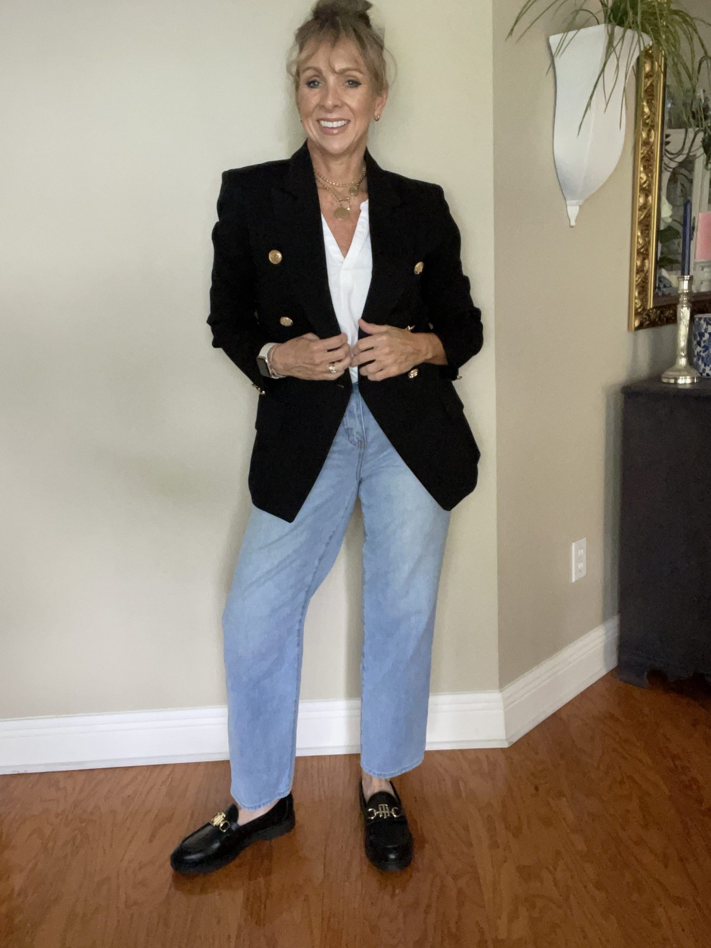 Blazer + Denim + Loafers
#PrimeWardrobe