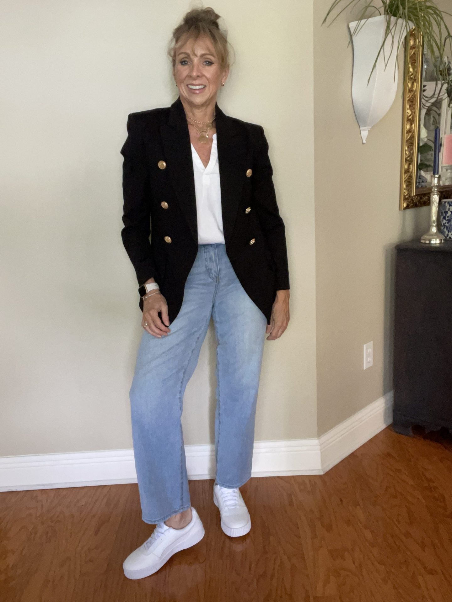 Blazer + Denim + Sneakers
#PrimeWardrobe