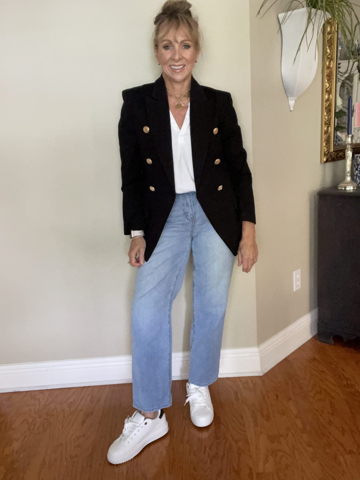 Blazer + Denim + Sneakers
#PrimeWardrobe