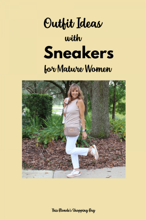 Outfit Ideas with sneakers for mature women