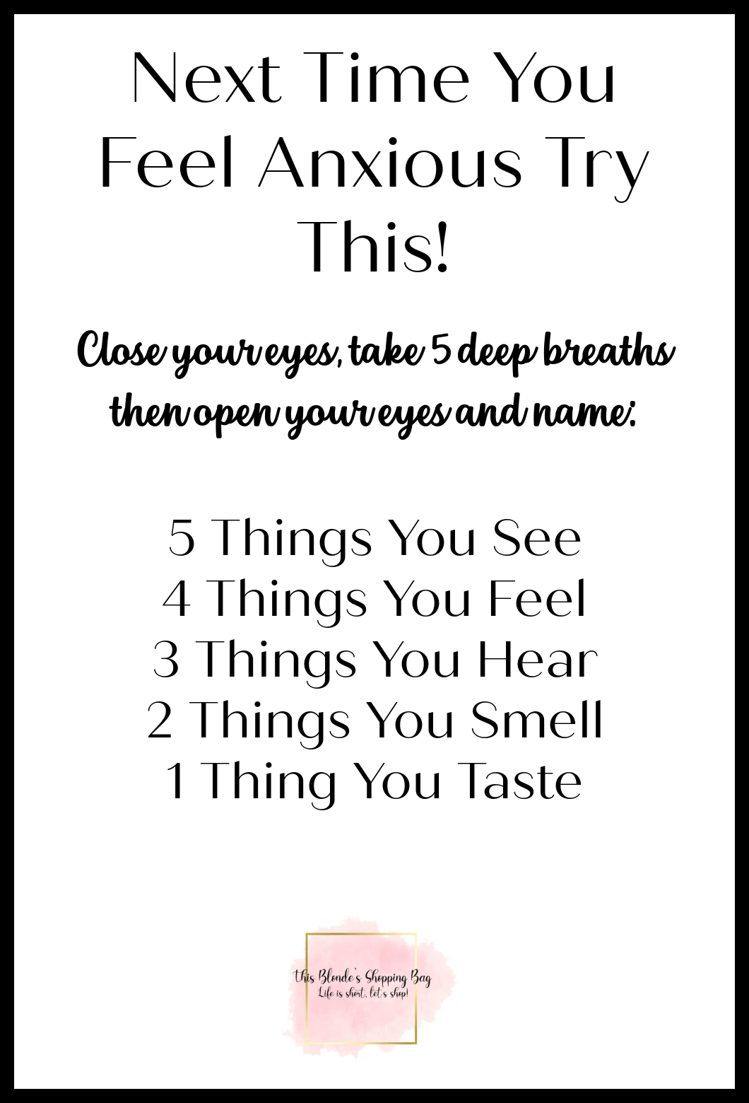 Grounding Exercise
New & Noteowrthy