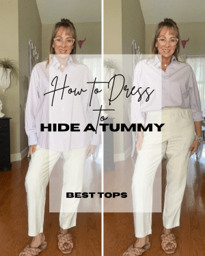 Flattering tops to Hide a Tummy