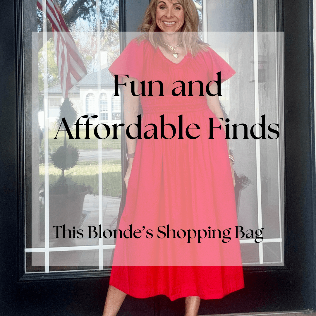 Fun and Affordable Finds
This Blonde's Shopping Bag